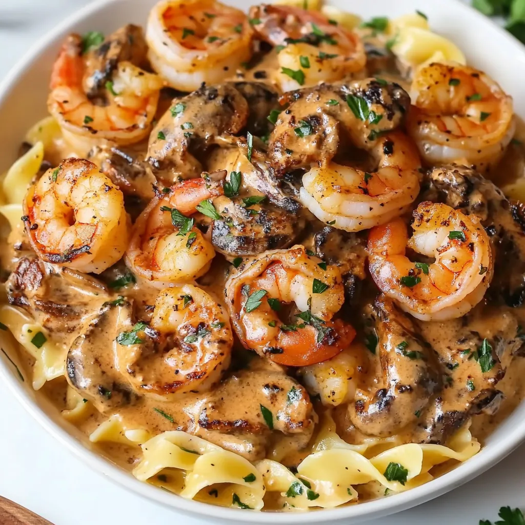 Blackened Shrimp Stroganoff Recipe | Quick & Flavorful Seafood Dinner