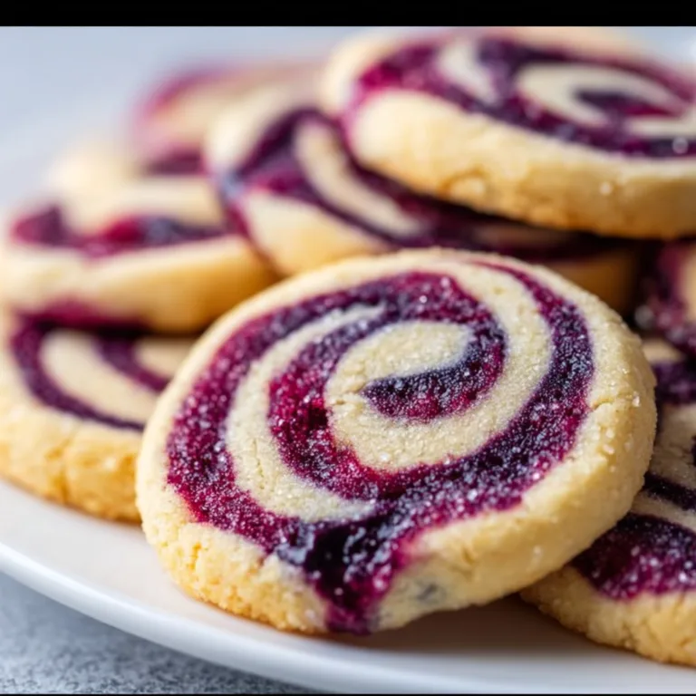 Delicious Blueberry Swirl Sugar Cookies Recipe | Easy & Sweet Treats