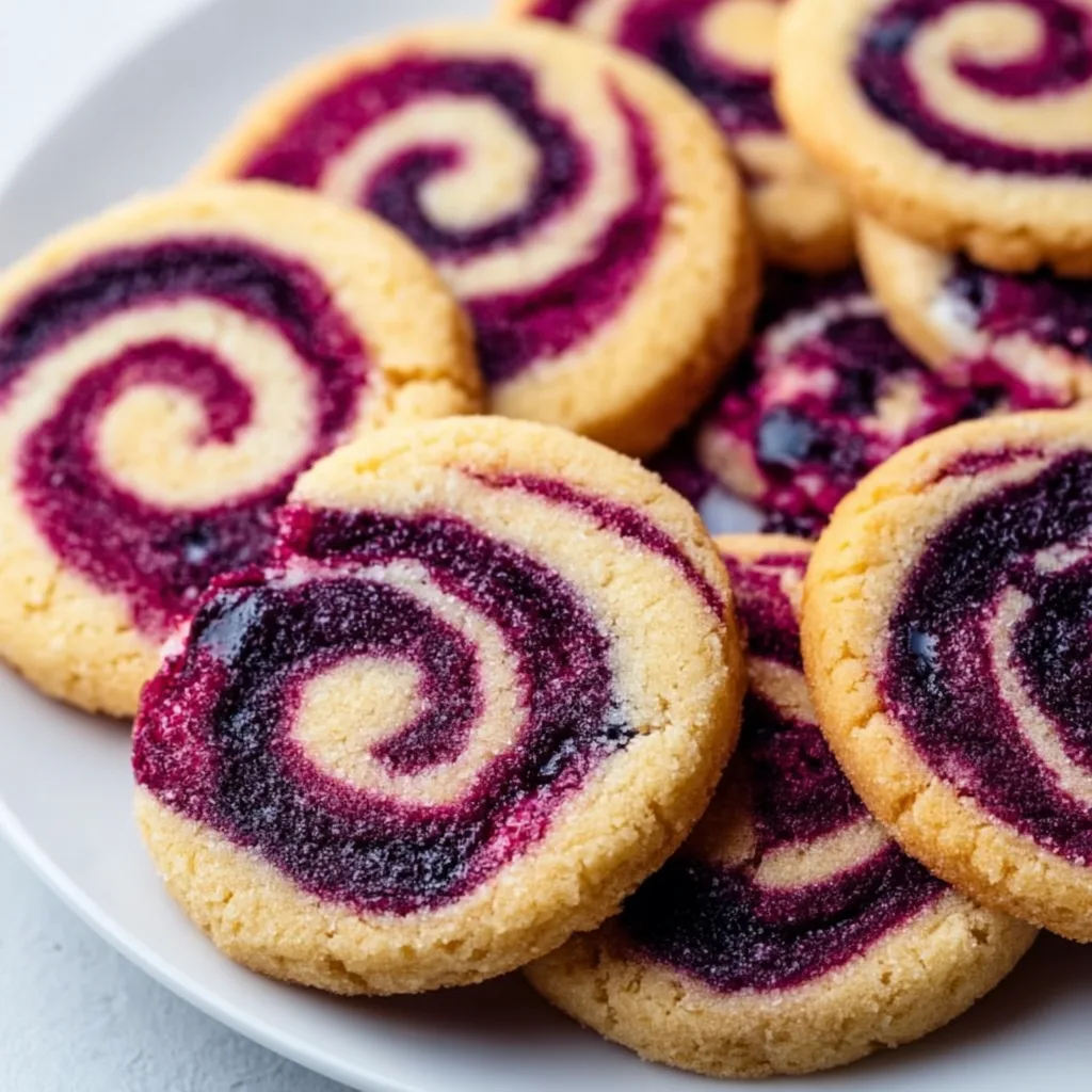 Delicious Blueberry Swirl Sugar Cookies Recipe | Easy & Sweet Treats