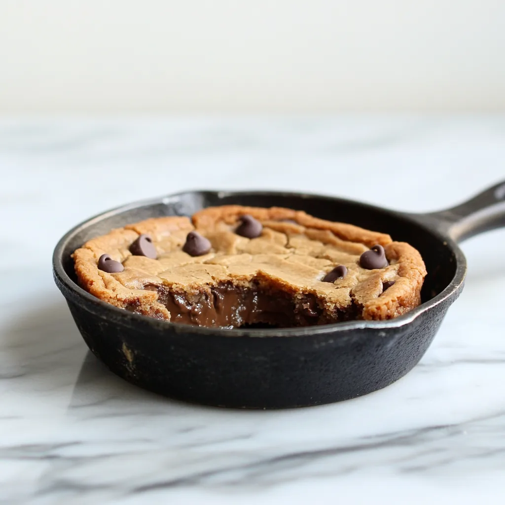 Brown Butter Skillet Chocolate Chip Cookie Recipe | Gooey & Crispy Dessert