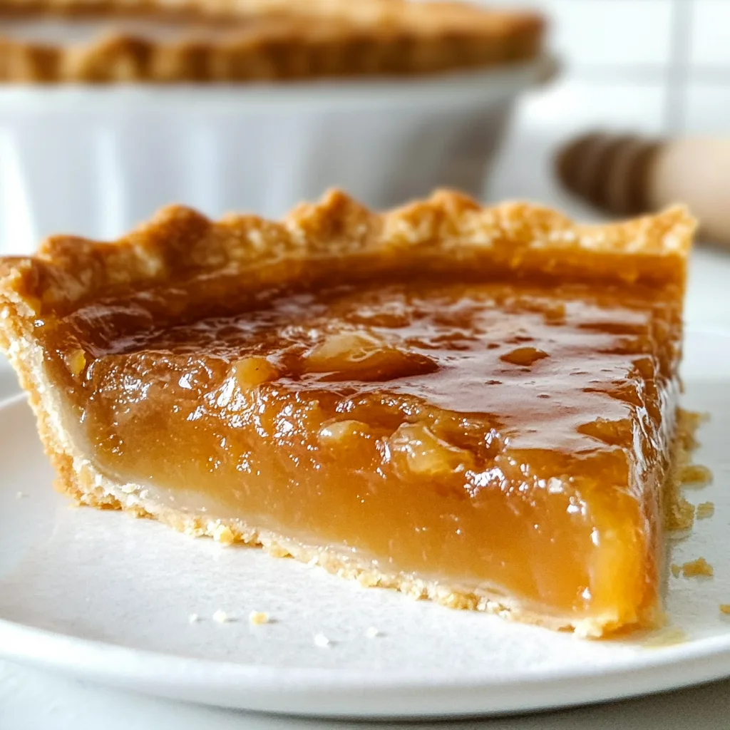 Delicious Burnt Honey Pie Recipe | Perfectly Sweet & Caramelized Dessert