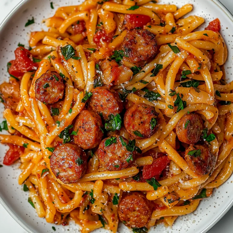 Delicious Cajun Sausage Pasta Recipe | Spicy & Creamy Cajun Pasta