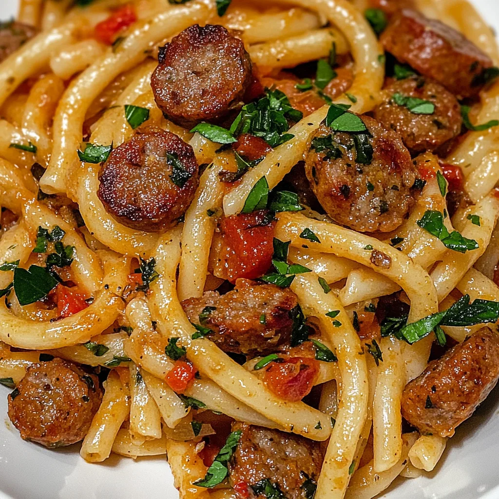 Delicious Cajun Sausage Pasta Recipe | Spicy & Creamy Cajun Pasta