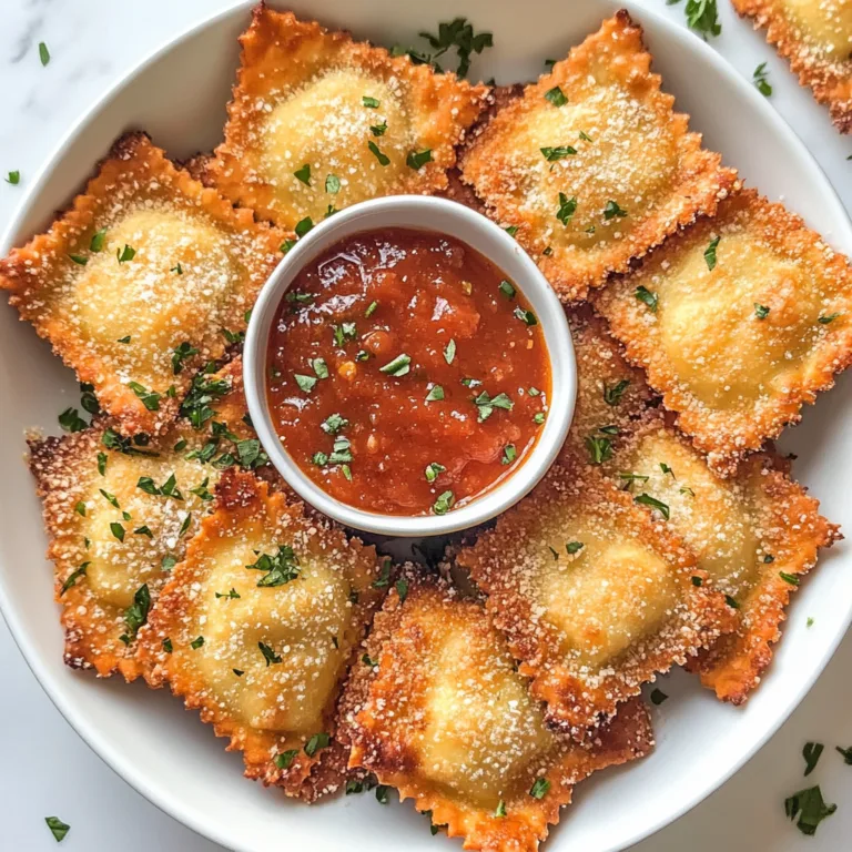 Crispy Cheese-Filled Toasted Ravioli Recipe | Perfect Appetizer Idea
