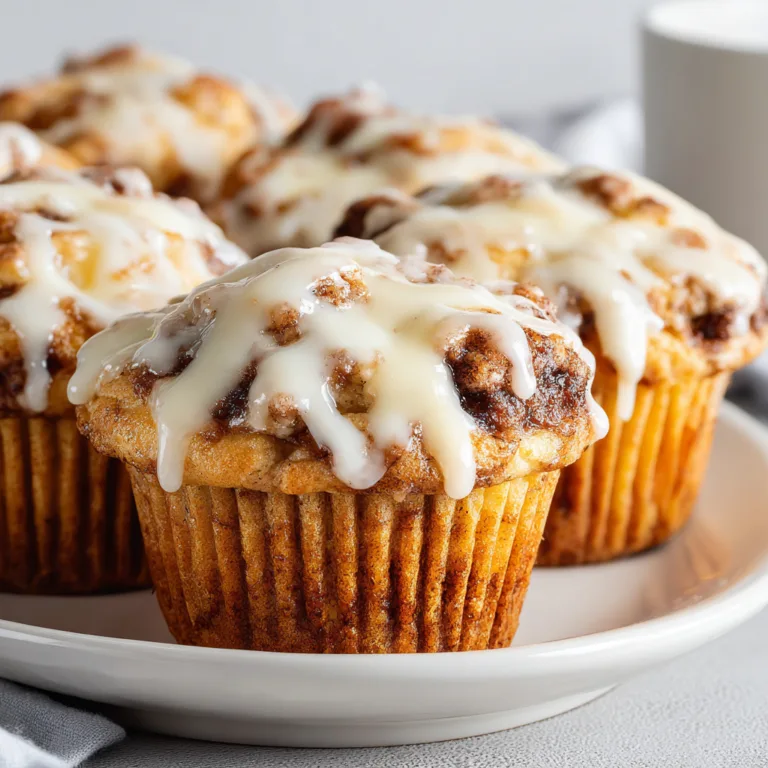 Delicious Cinnamon Roll Muffins Recipe | Soft & Fluffy Breakfast Treats