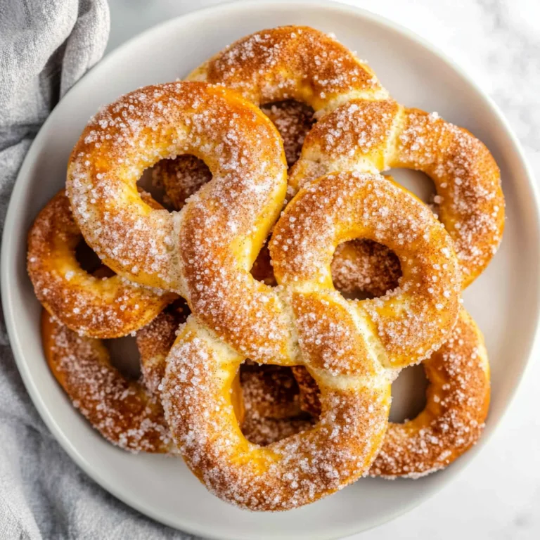 Delicious Cinnamon Sugar Soft Pretzels Recipe | Easy Homemade Snack