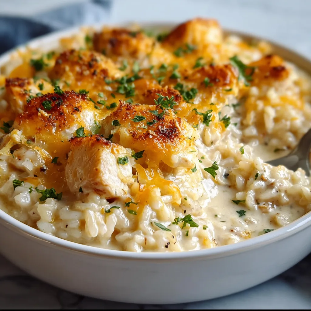 Creamy Angel Chicken Rice Casserole Recipe | Easy & Delicious Comfort Food