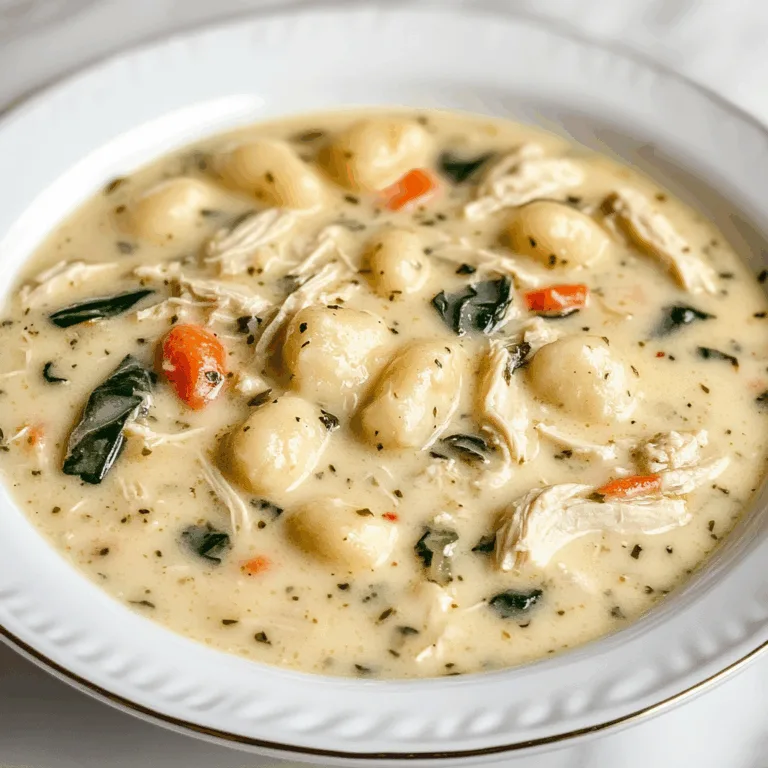 Creamy Chicken and Gnocchi Soup Recipe | Easy Comfort Soup Ideas