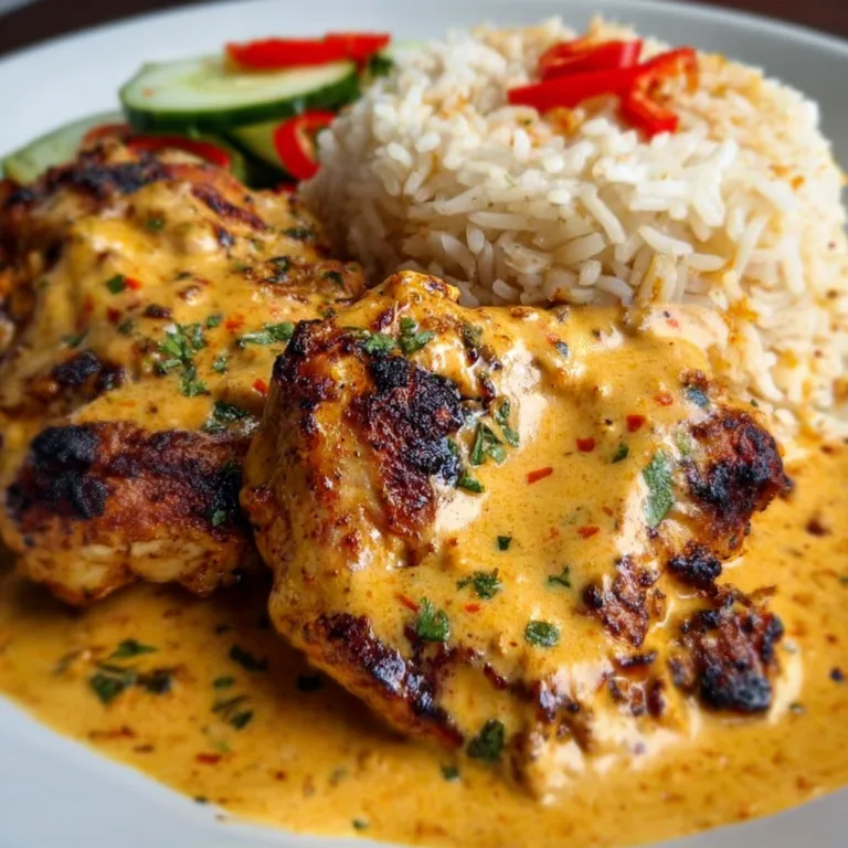 Creamy Peri-Peri Chicken & Rice Recipe | Easy Spicy Dinner Idea