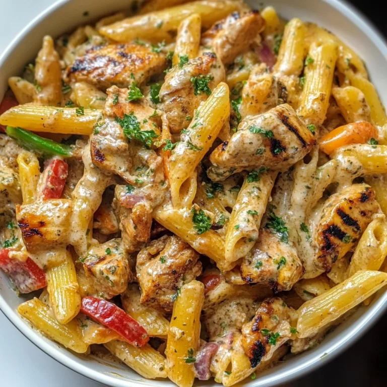 Creamy Rasta Pasta with Jerk Chicken Recipe | Easy & Flavorful Caribbean Dish