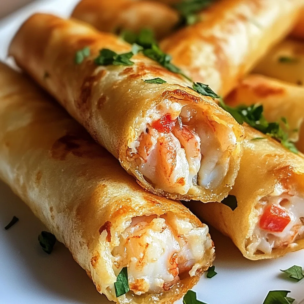 Crispy Crab and Shrimp Queso Taquitos Recipe – Delicious Seafood Appetizer