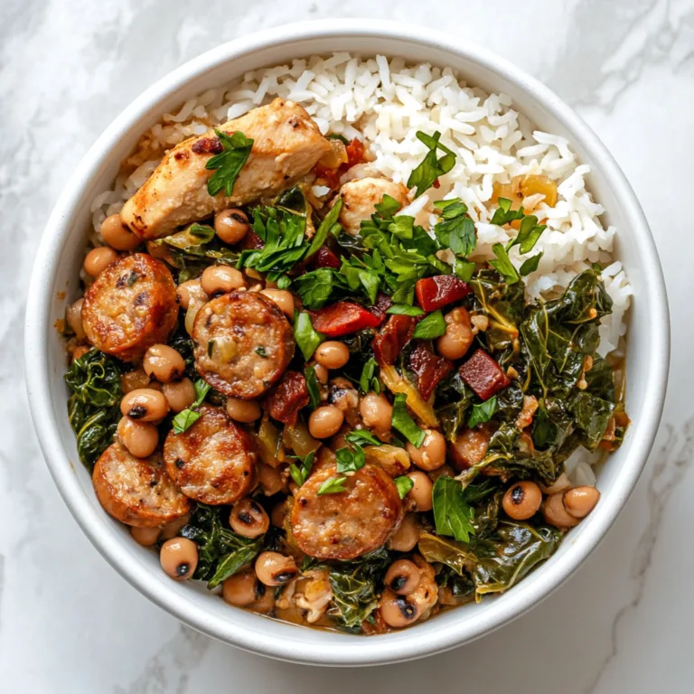 Slow Cooker Black Eyed Peas and Collard Greens Recipe | Easy Crockpot Meal