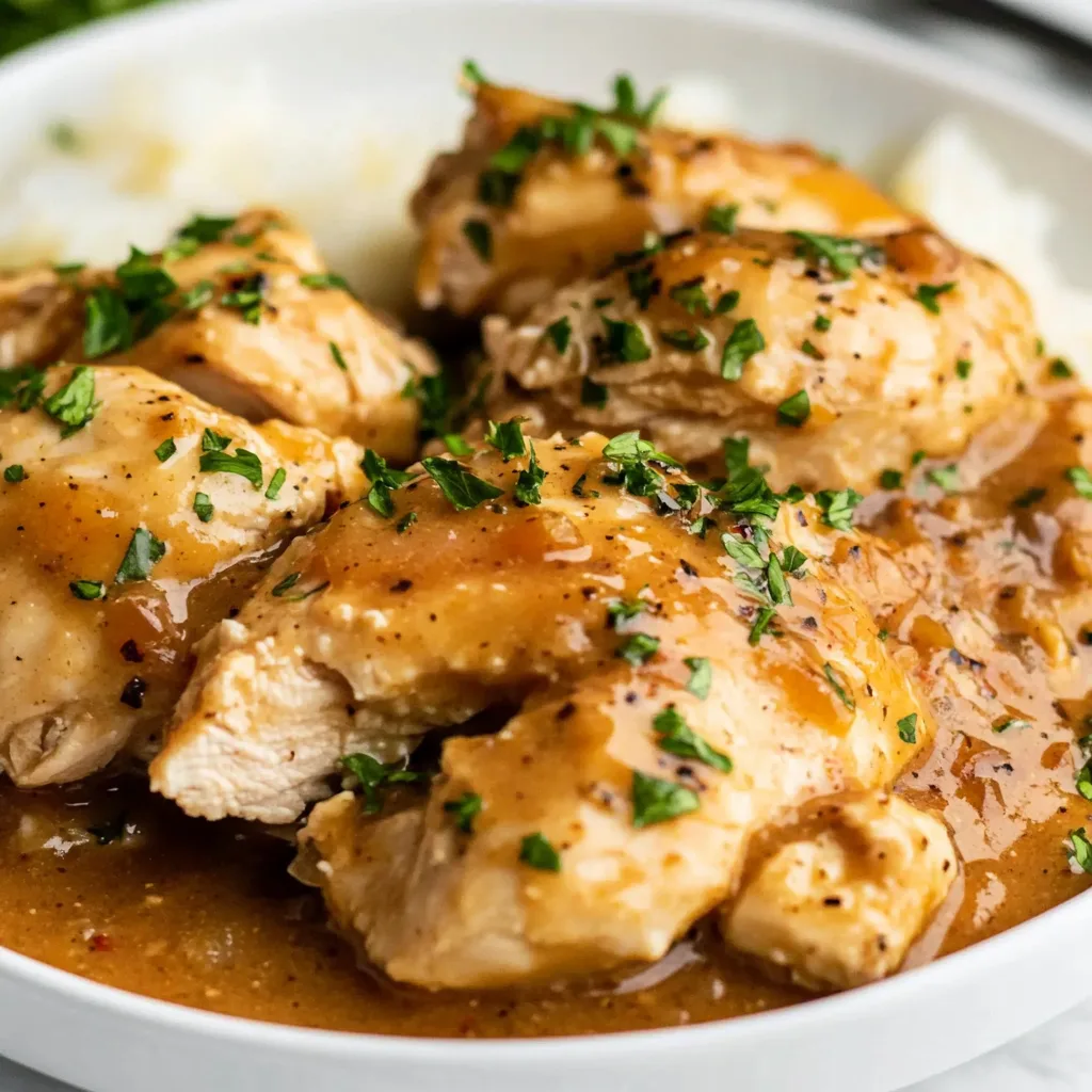 Easy Crockpot Honey Mustard Chicken Recipe | Slow Cooker Dinner Delight
