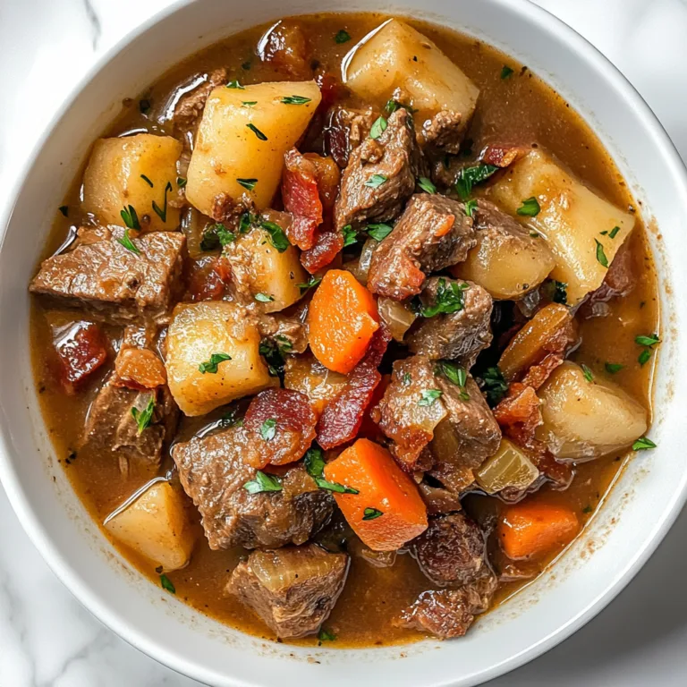Crockpot Million Dollar Beef & Bacon Soup Recipe – Delicious Slow Cooker Comfort Meal