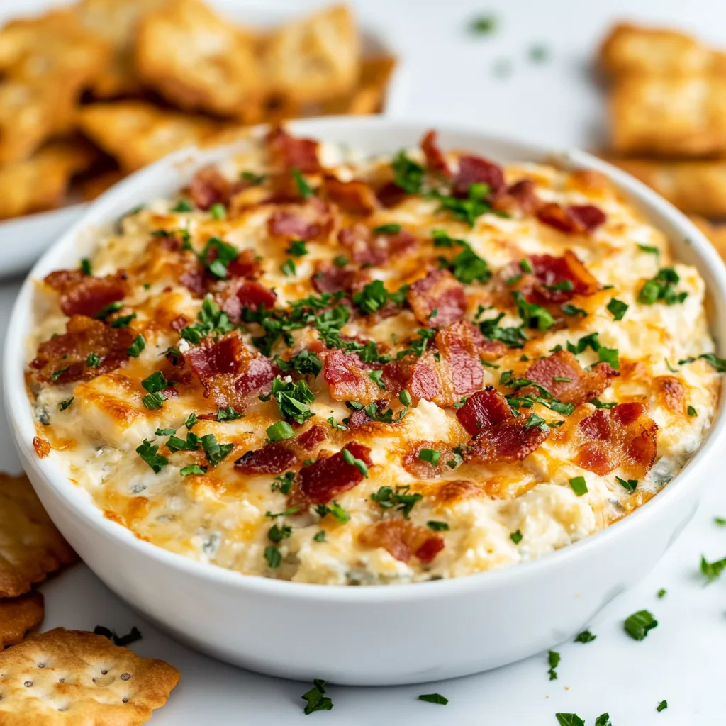 Crockpot Warm Cottage Cheese Dip Recipe – Hot, Creamy, Bacon Flavor