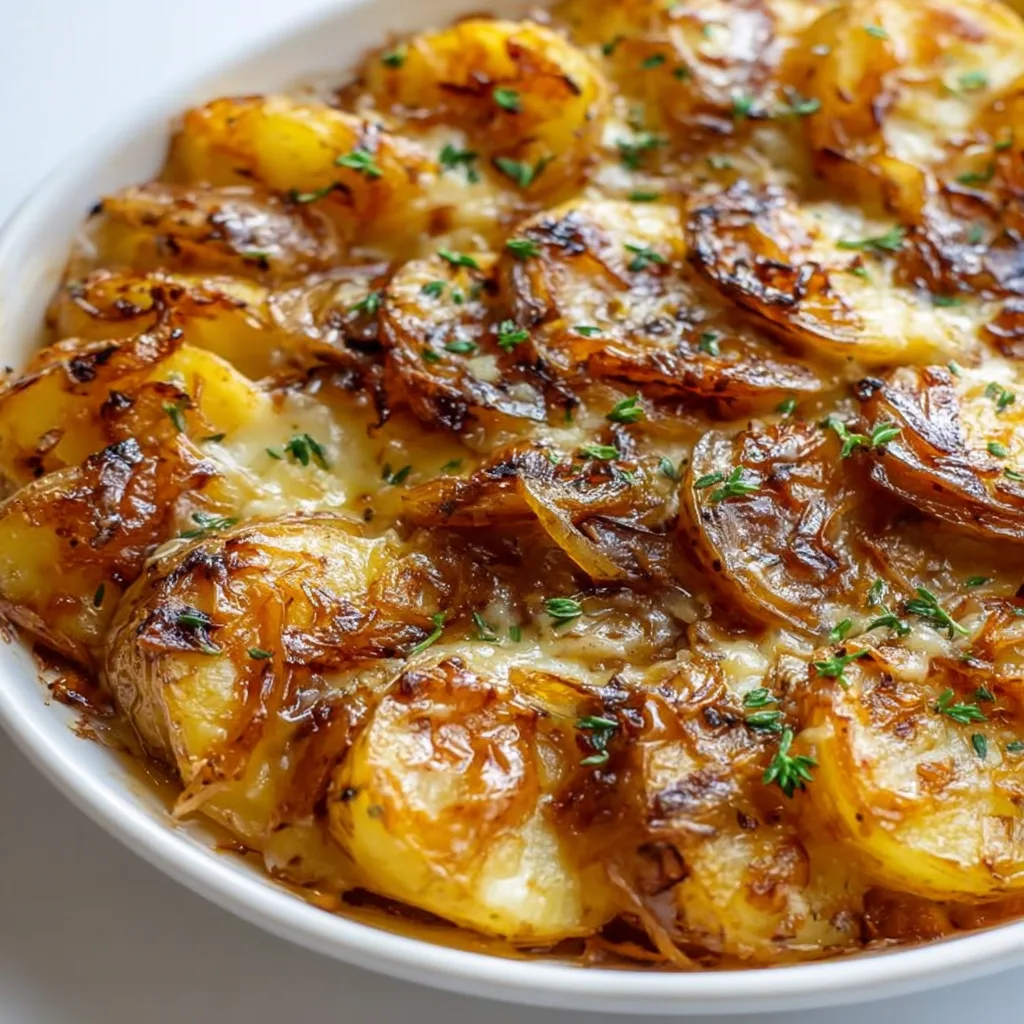 Delicious French Onion Potato Bake Recipe | Easy Comfort Food
