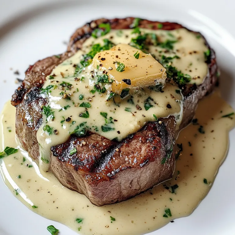 Garlic Butter Steak with Parmesan Cream Sauce | Rich & Flavorful Dinner Recipe