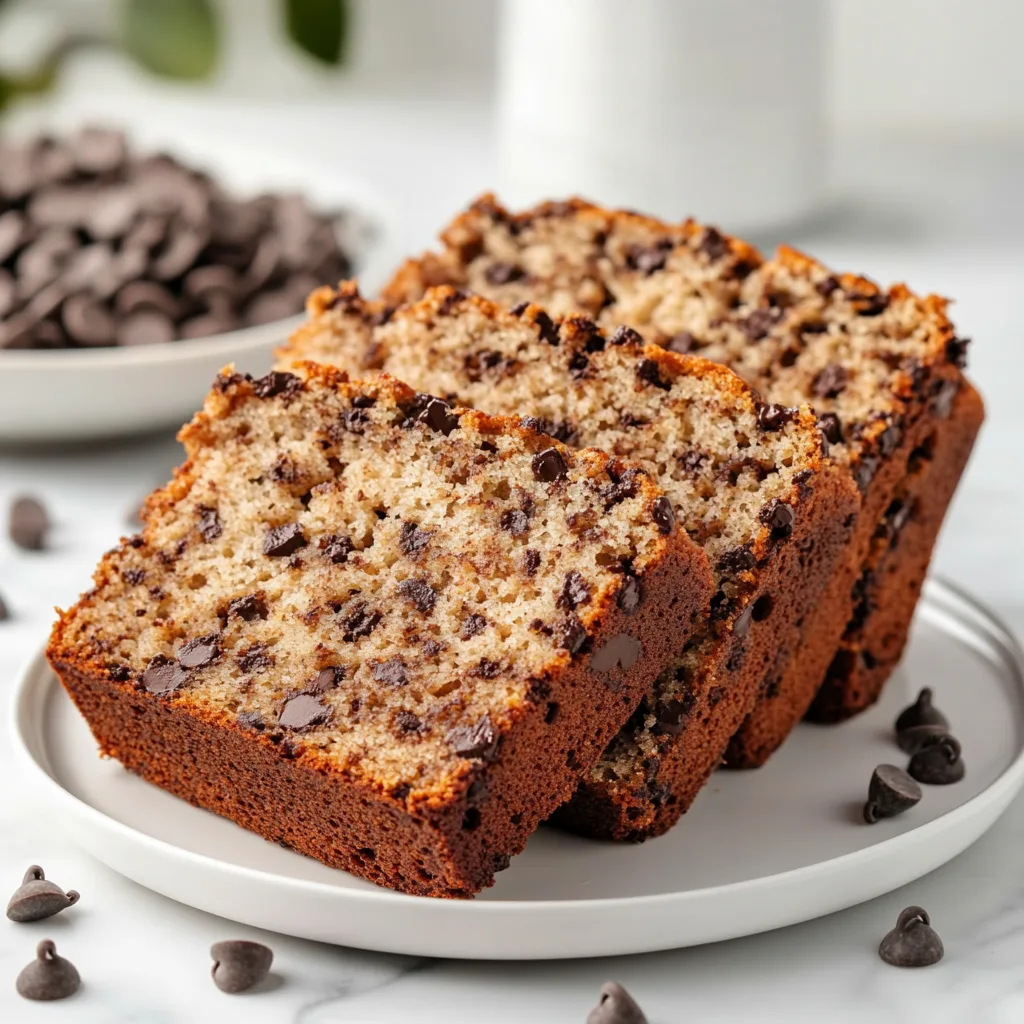 Delicious Gluten-Free Banana Bread with Chocolate Chips – Easy Recipe
