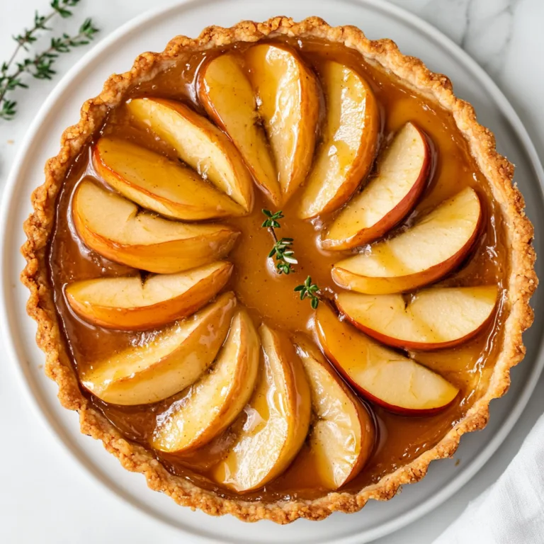 Gluten-Free Caramel Apple Tart with Almond Crust | Easy Delicious Dessert Recipe