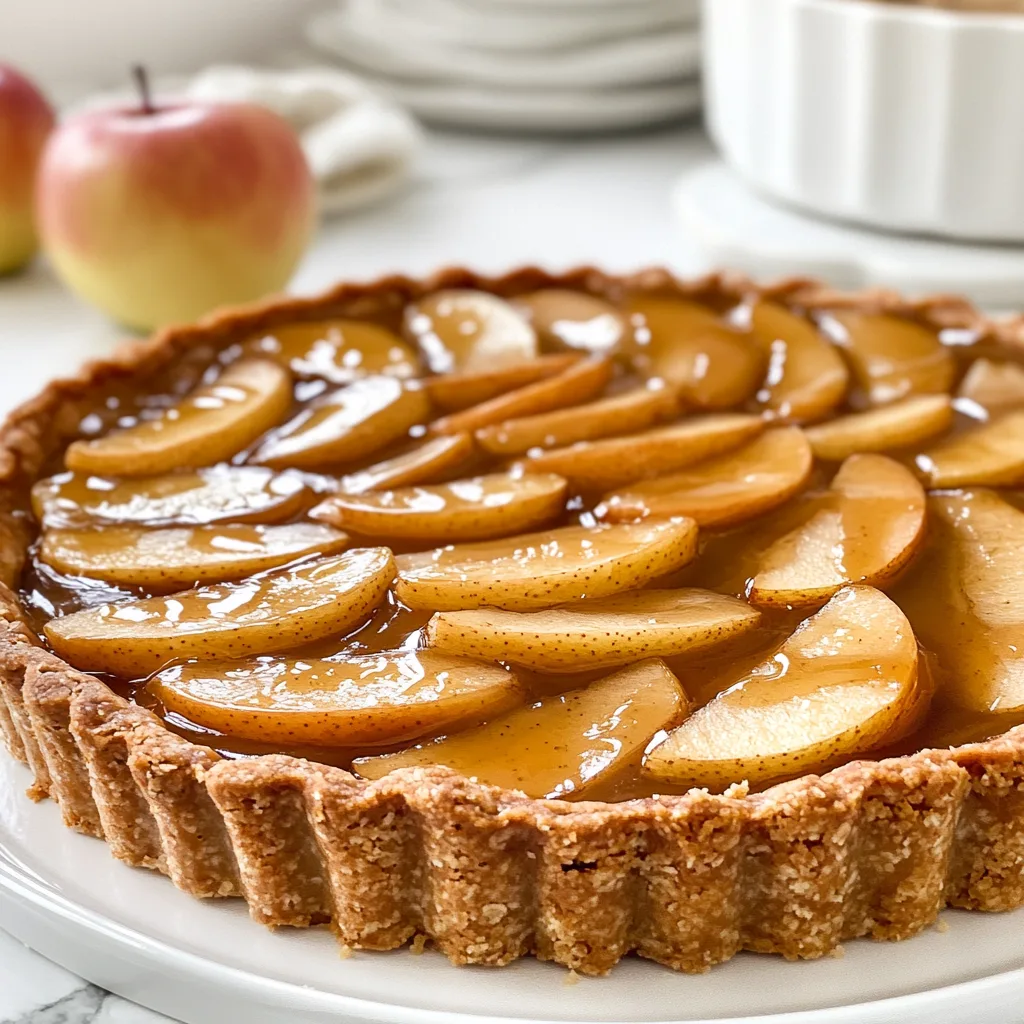 Gluten-Free Caramel Apple Tart with Almond Crust | Easy Delicious Dessert Recipe