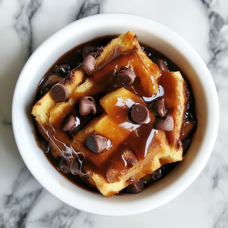 Gluten-Free Chocolate Chip Bread Pudding with Decadent Caramel Sauce Recipe