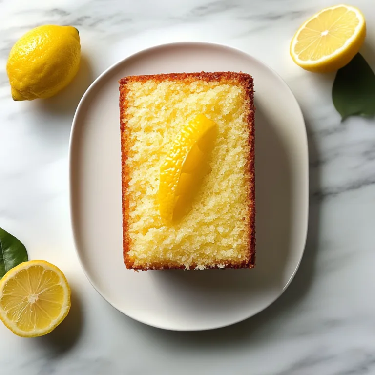 Delicious Gluten-Free Lemon Pound Cake Recipe – Moist & Zesty Treat