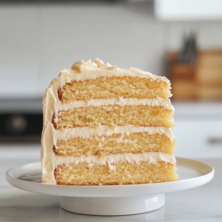 Gluten-Free Vanilla Layer Cake with Buttercream Frosting | Moist & Delicious Recipe