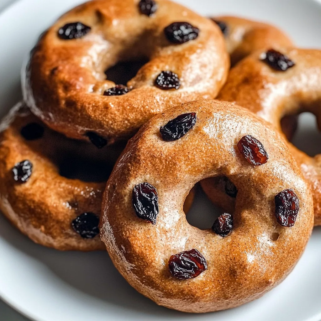 Gluten-Free Cinnamon Raisin Greek Yogurt Bagels | Healthy & Delicious Recipe