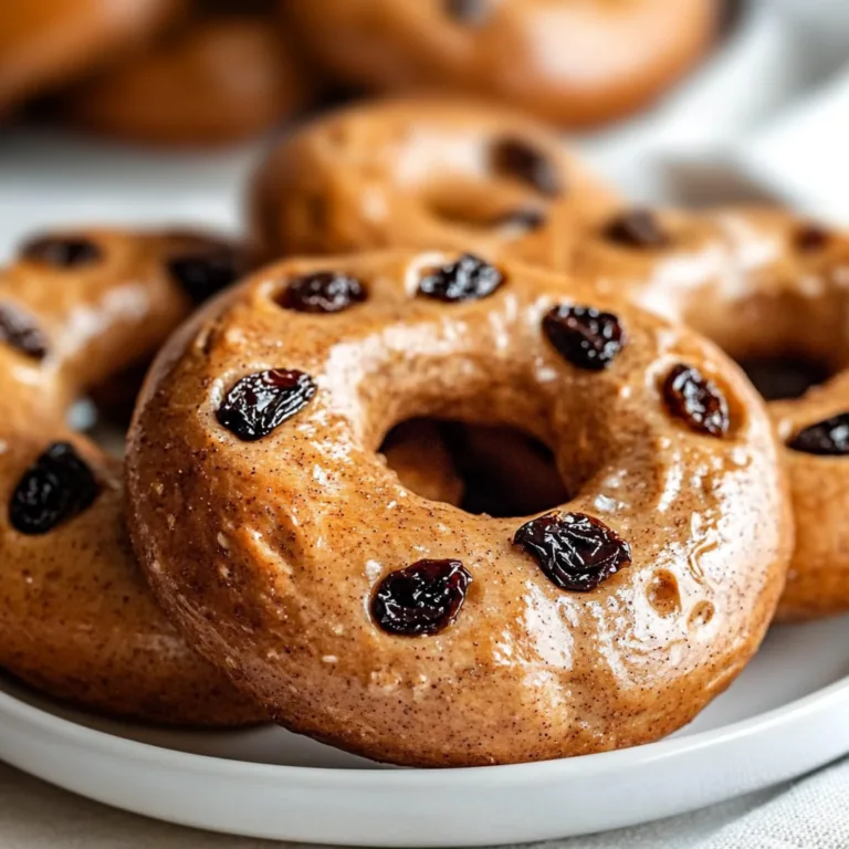 Gluten-Free Cinnamon Raisin Greek Yogurt Bagels | Healthy & Delicious Recipe