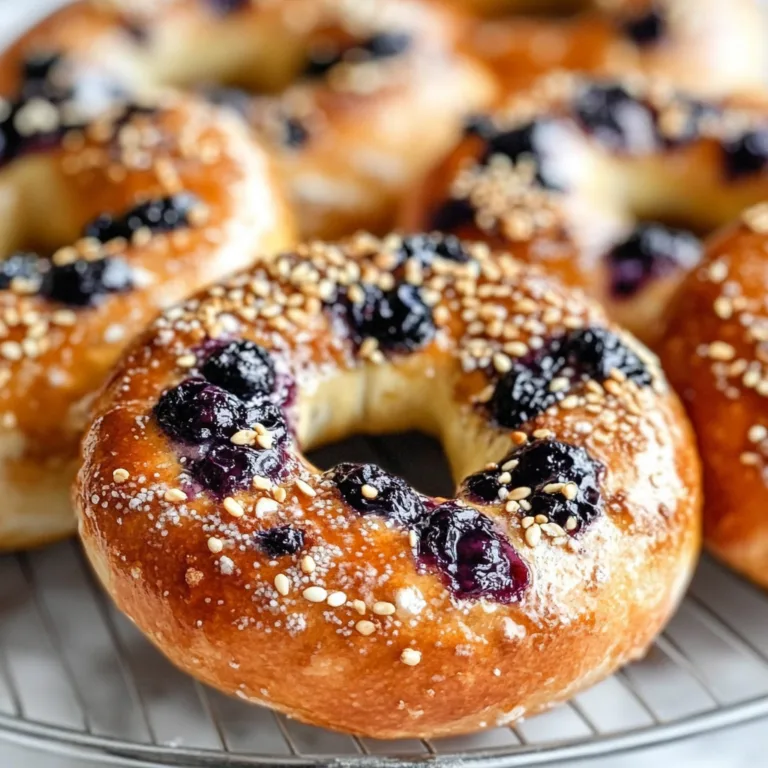 Gluten-Free High-Protein Blueberry Bagels | Healthy & Delicious Recipe