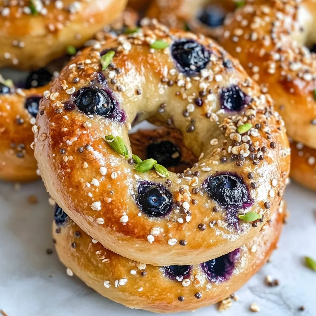 Gluten-Free High-Protein Blueberry Bagels | Healthy & Delicious Recipe
