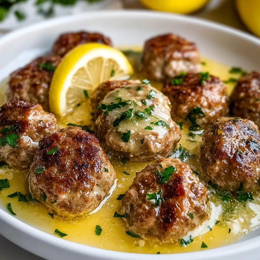 Authentic Greek Meatballs in Lemon Sauce Recipe | Traditional Greek Cuisine