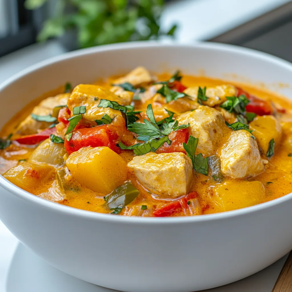 Healthy Slow Cooker Brazilian Moqueca Recipe | Easy & Delicious Seafood Stew