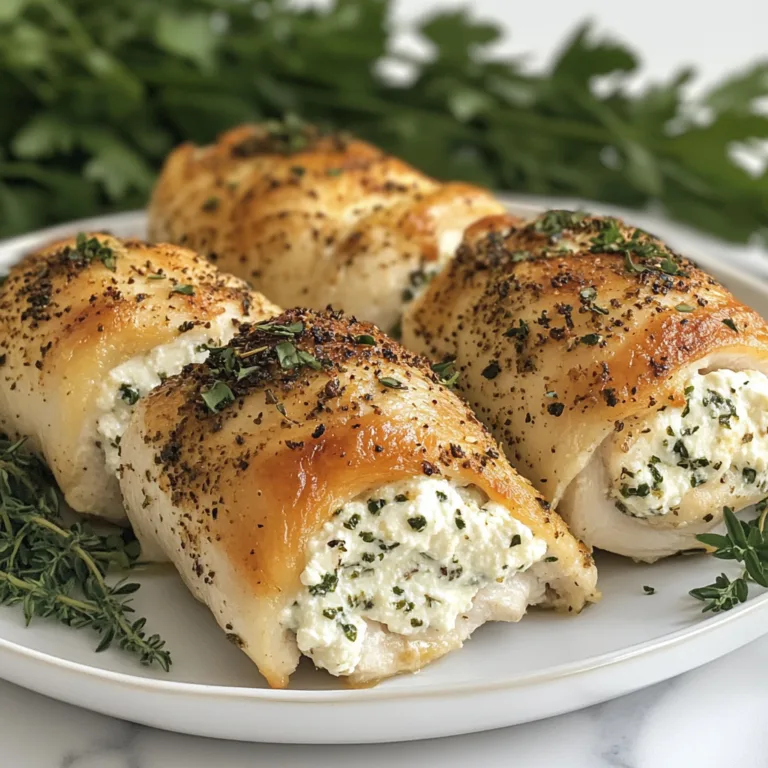 Herbed Ricotta Stuffed Chicken Rolls Recipe | Easy & Delicious Meal Idea