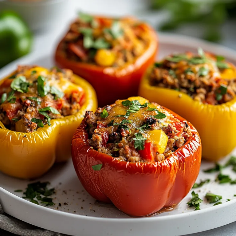 High Protein Unstuffed Peppers Recipe | Easy & Healthy Meal Idea