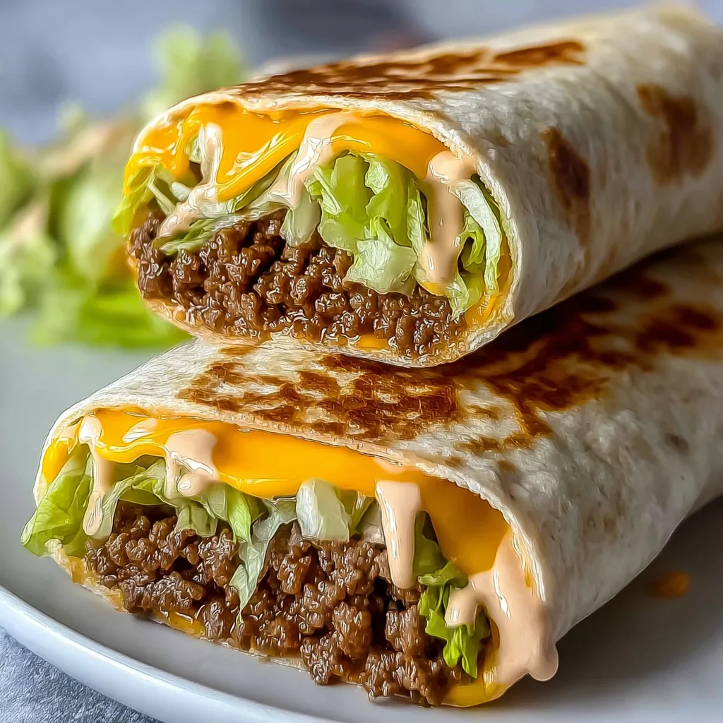 Easy Homemade Big Mac Wraps Recipe | Delicious Copycat Big Mac Wraps