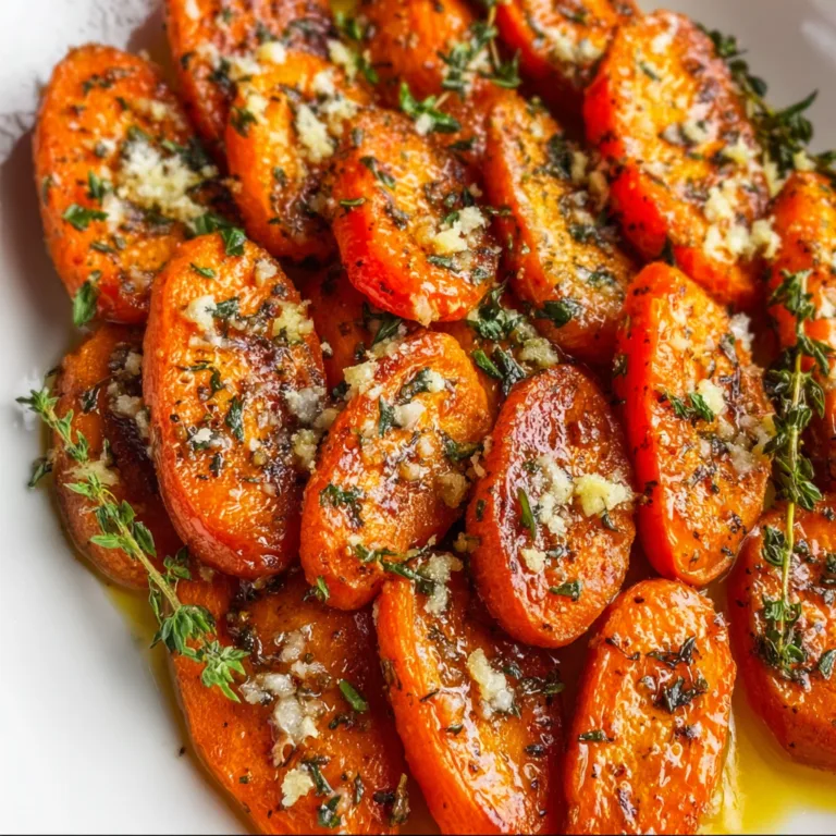 Honey Garlic Butter Roasted Carrots Recipe | Sweet & Savory Side Dish
