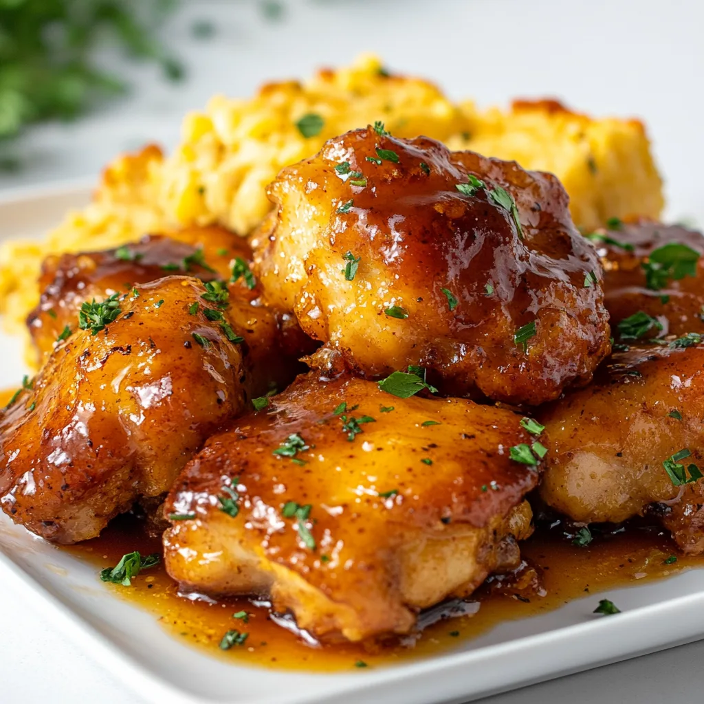 Hot Honey Crispy Chicken Thighs with Sweet Cornbread | Easy, Delicious Recipe