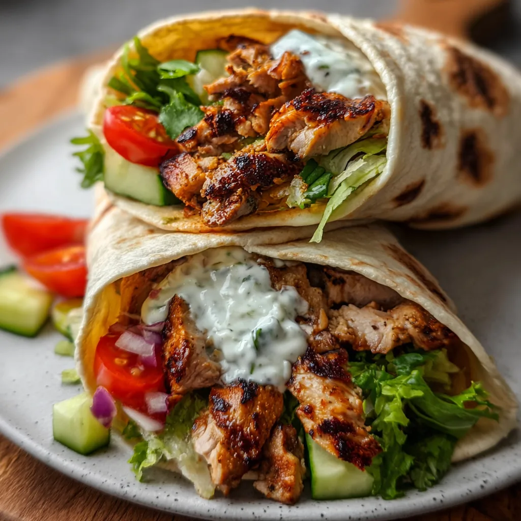 Delicious Juicy Chicken Shawarma Wraps | Easy & Flavorful Recipe
