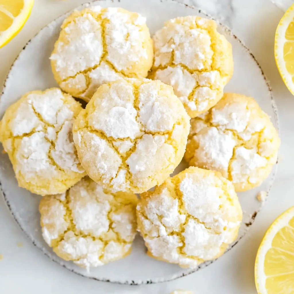 Delicious Lemon Crinkle Cookies Recipe – Soft, Tangy & Easy to Bake