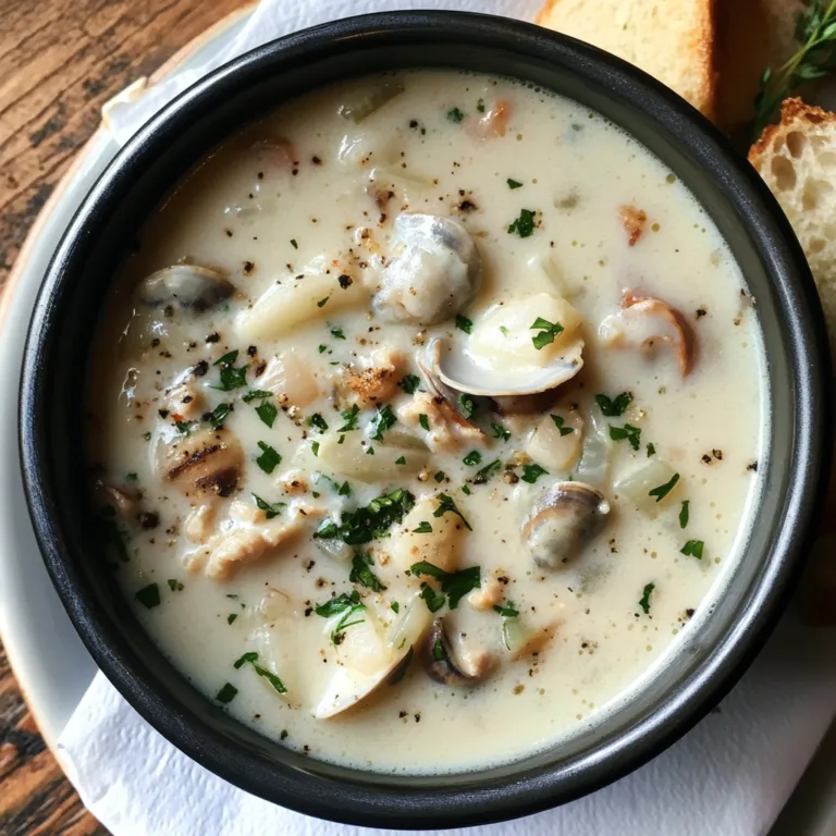 Classic New England Clam Chowder Recipe | Creamy & Authentic Seafood Soup