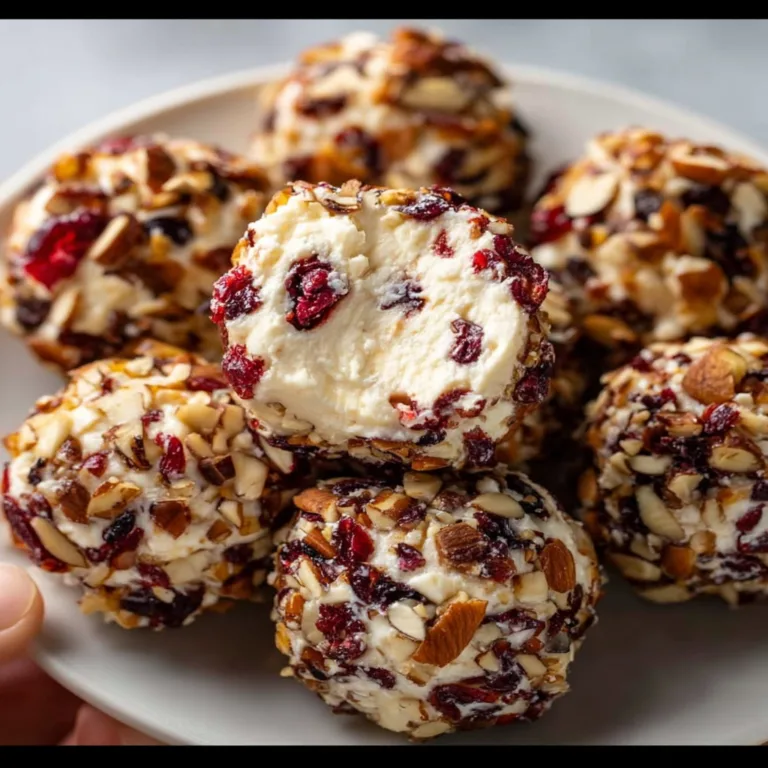Easy No-Bake Cranberry Cheese Balls Recipe | Perfect Holiday Appetizer