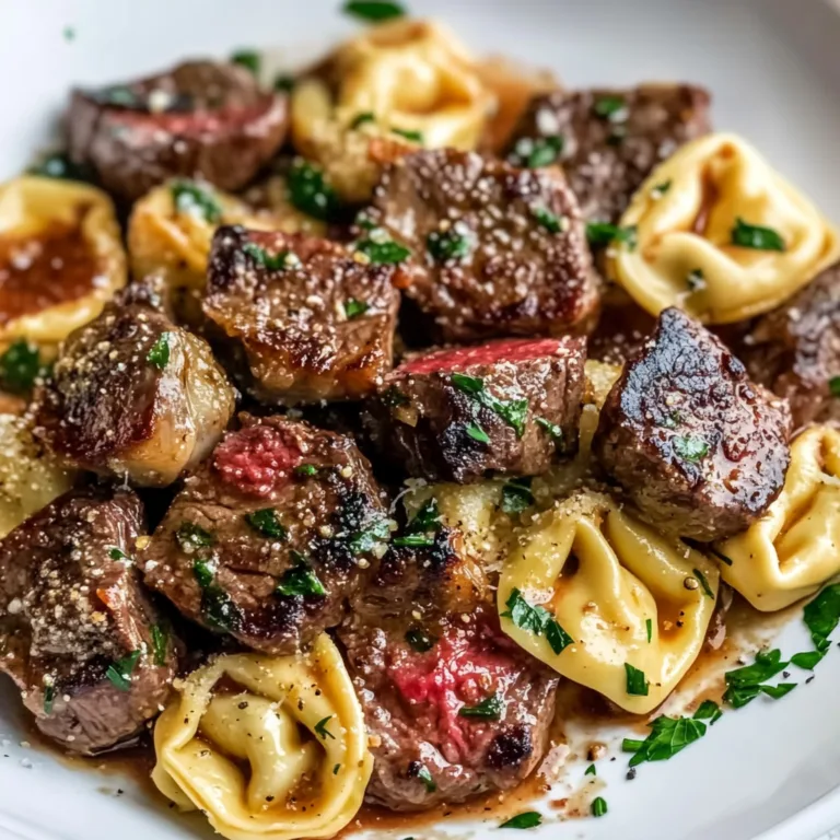 One-Pan Cowboy Butter Tortellini Steak Bites Recipe | Quick & Flavorful Meal