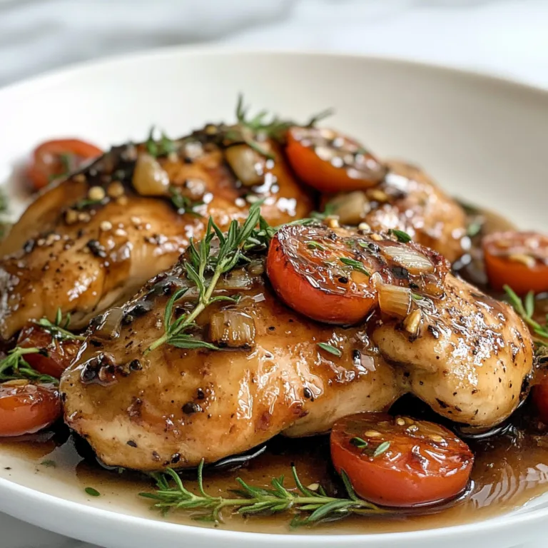 One-Pan Balsamic Chicken Recipe | Easy & Delicious Dinner Idea