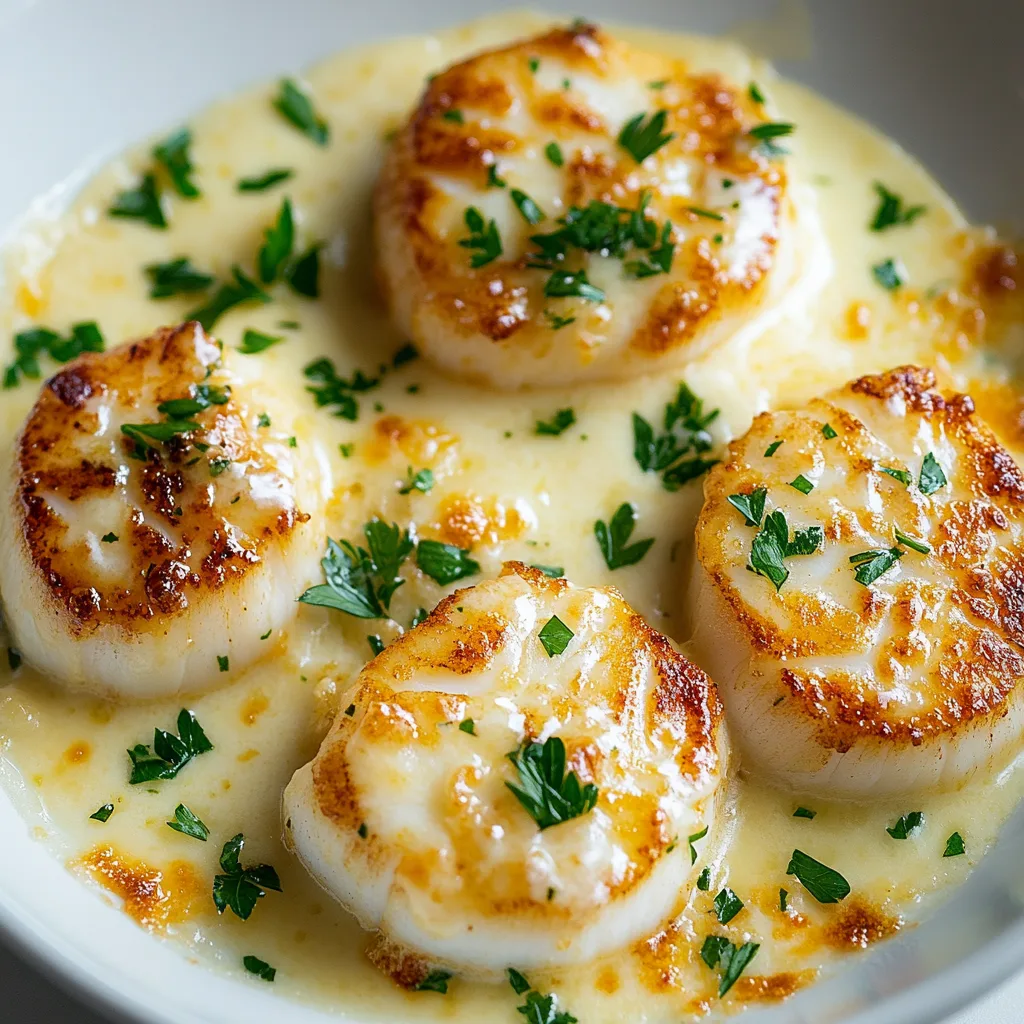 Seared Scallops in Garlic Cajun Butter Sauce | Easy & Flavorful Seafood Recipe