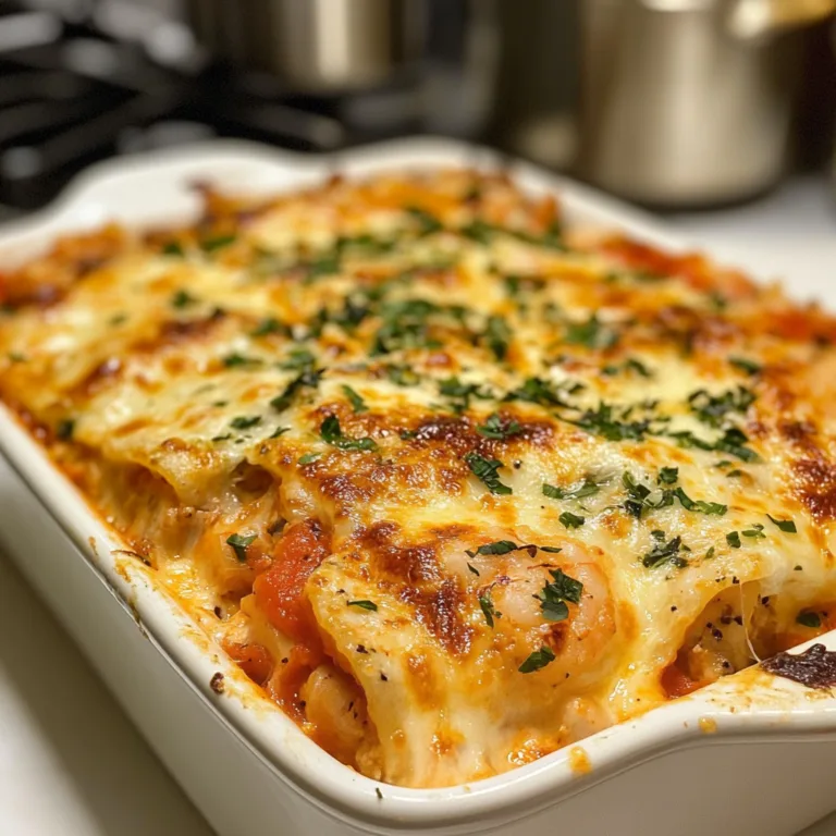 Delicious Shrimp Crab Lasagna Recipe | Seafood Lasagna with Creamy Sauce