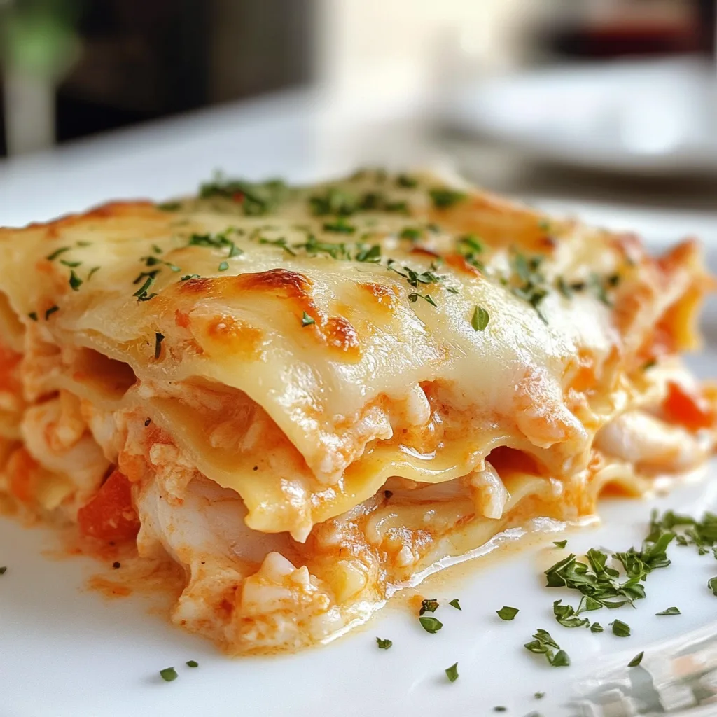 Delicious Shrimp Crab Lasagna Recipe | Seafood Lasagna with Creamy Sauce