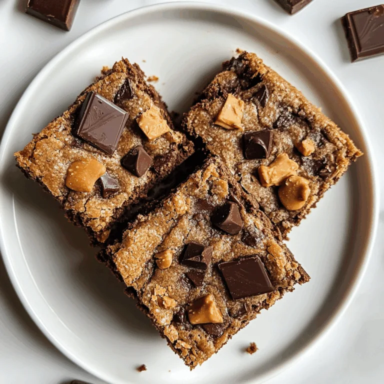 Delicious Slow Cooker Peanut Butter Chocolate Cookie Bars Recipe