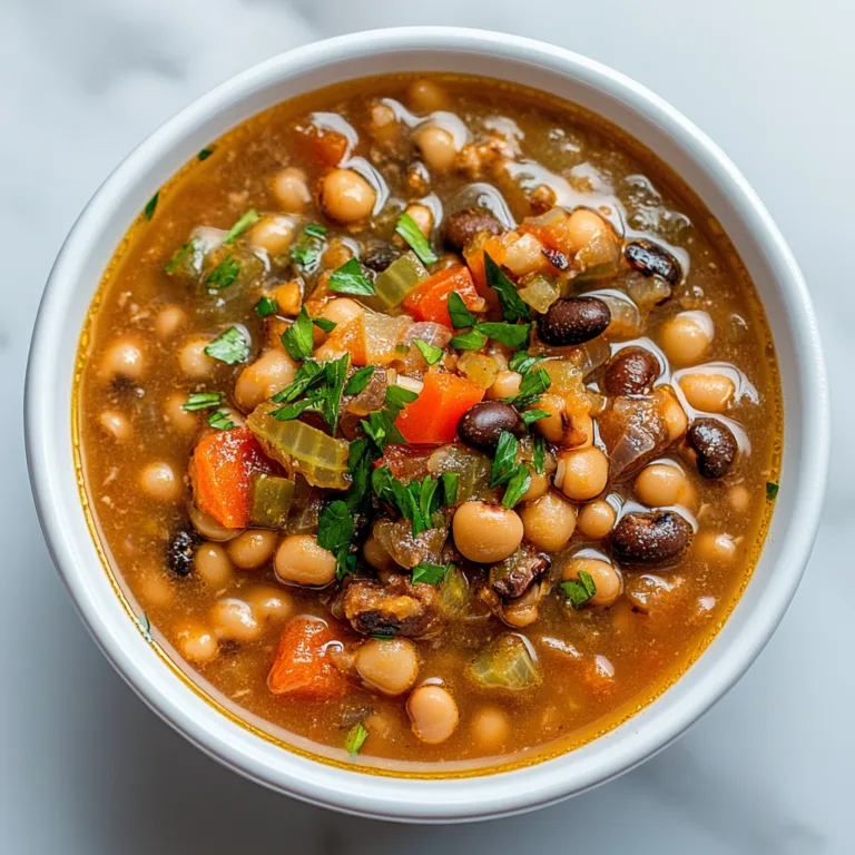 Smoky Black Eyed Pea Soup Recipe – Hearty & Delicious Comfort Food