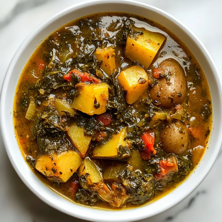 Hearty Southern Collard Green Potato Stew Recipe | Comforting & Nutritious